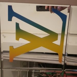 Yellow & Blue Louis Vuitton Mirror Tile